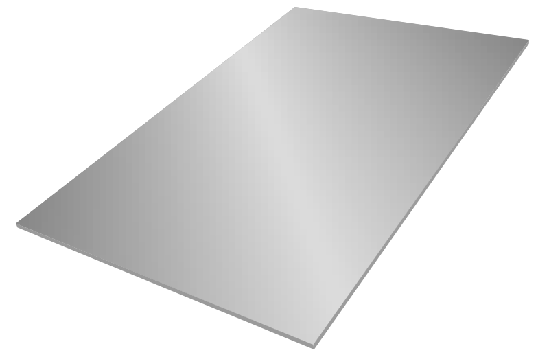 Alloy 304 2B Stainless Steel Sheet 18g x 24 x 24 Qty of 1 